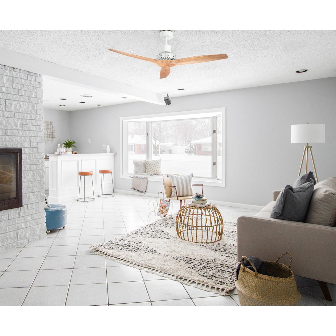 Star Fans indoor and outdoor ceiling fan-choose your motor finish and blade ...