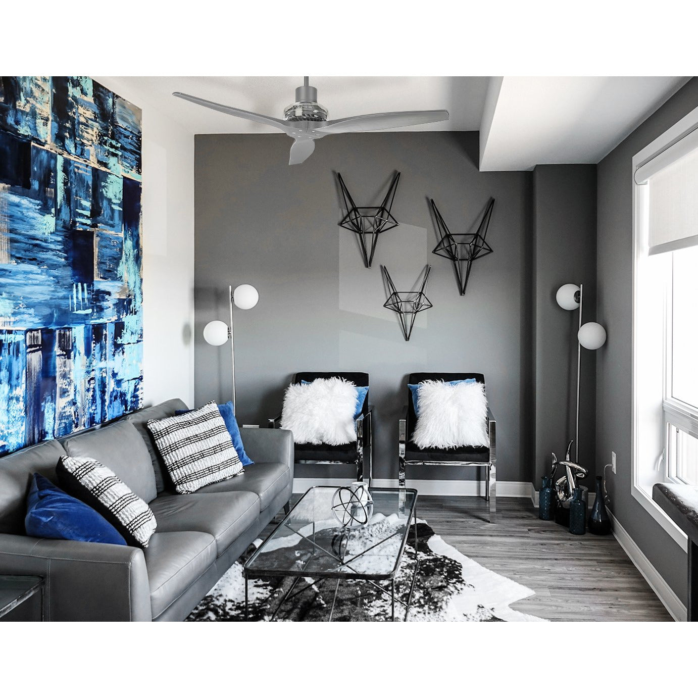 indoor and outdoor ceiling fan-choose your motor finish and blade ...