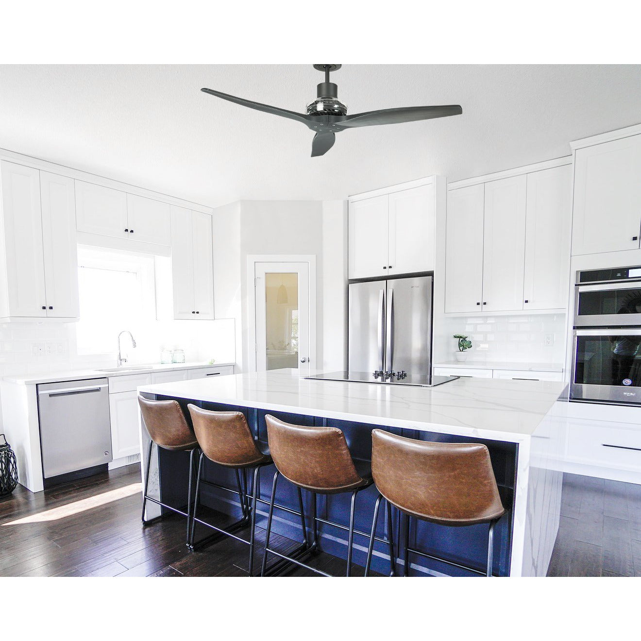 Star Fans indoor and outdoor ceiling fan-choose your motor finish and blade ...